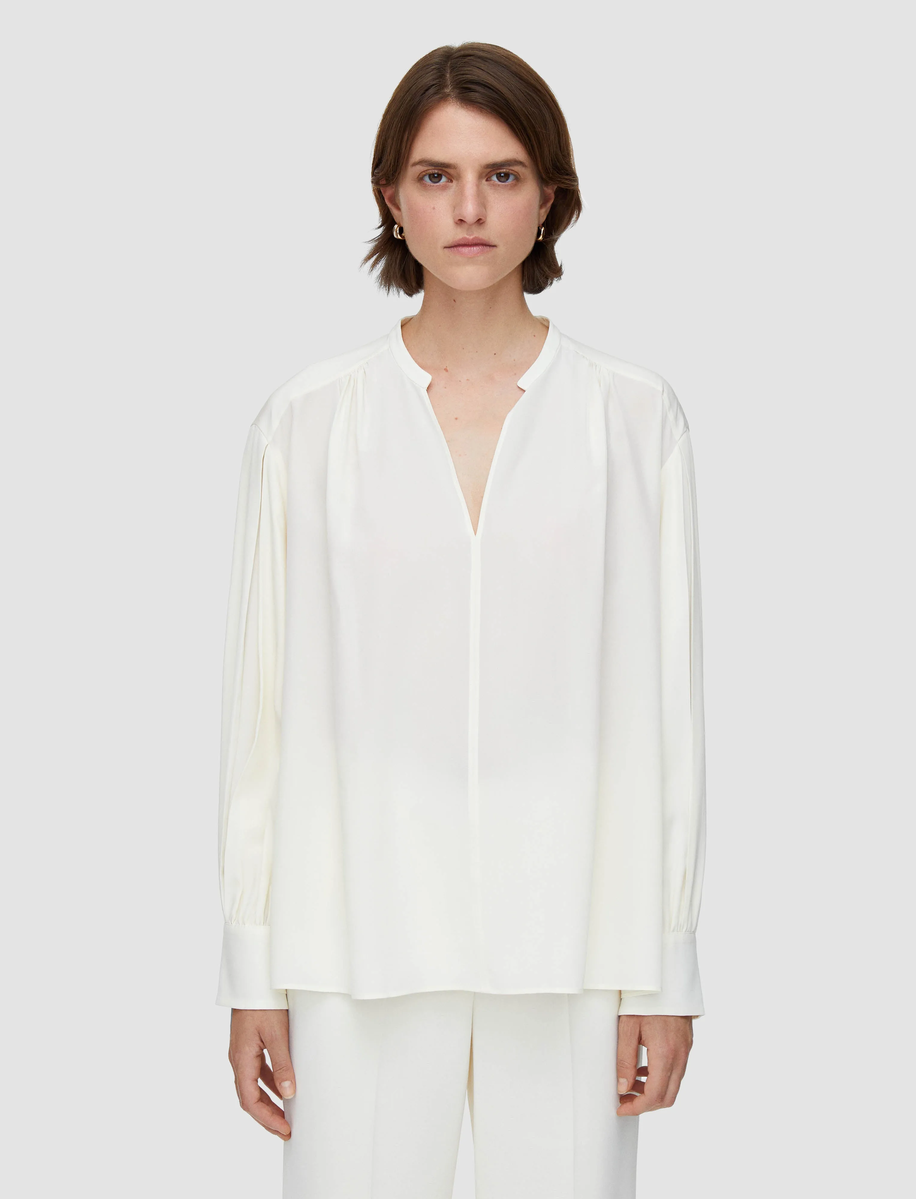 Silk Crepe de Chine Blondel Blouse sold by Joseph product image thumbnail 3