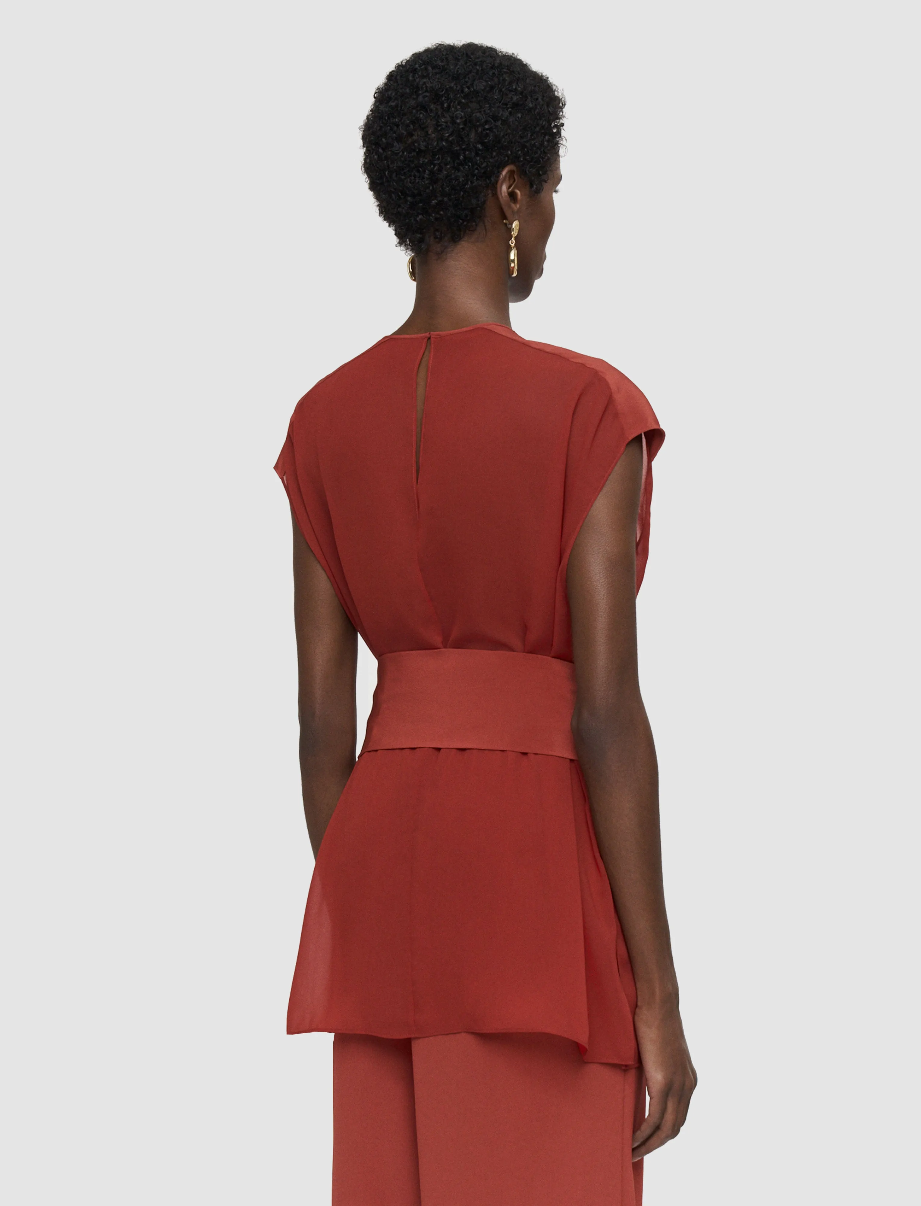 Kniza Silk Blend Blouse sold by Joseph product image thumbnail 3