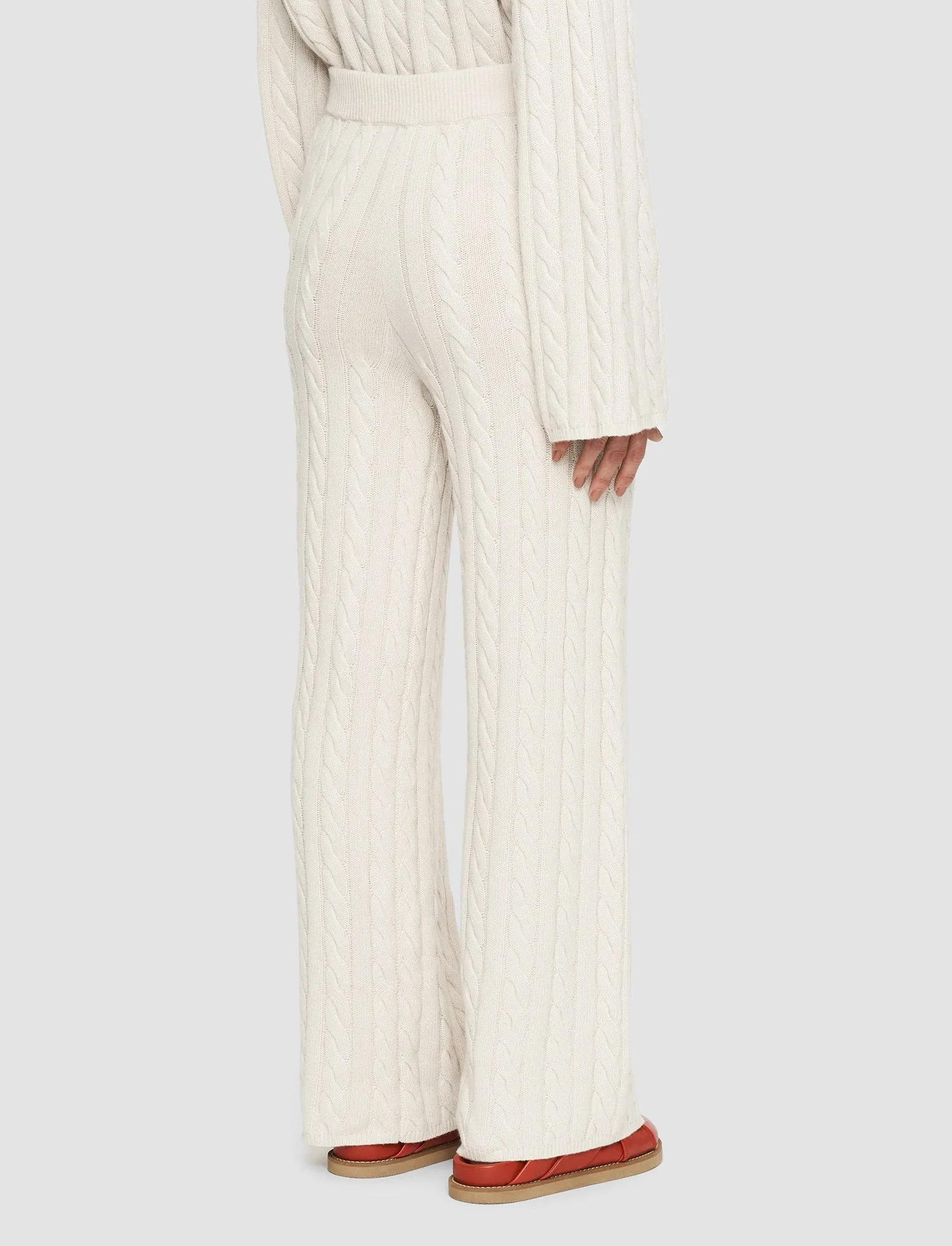 Light Cable Knit Trousers sold by Joseph product image thumbnail 3