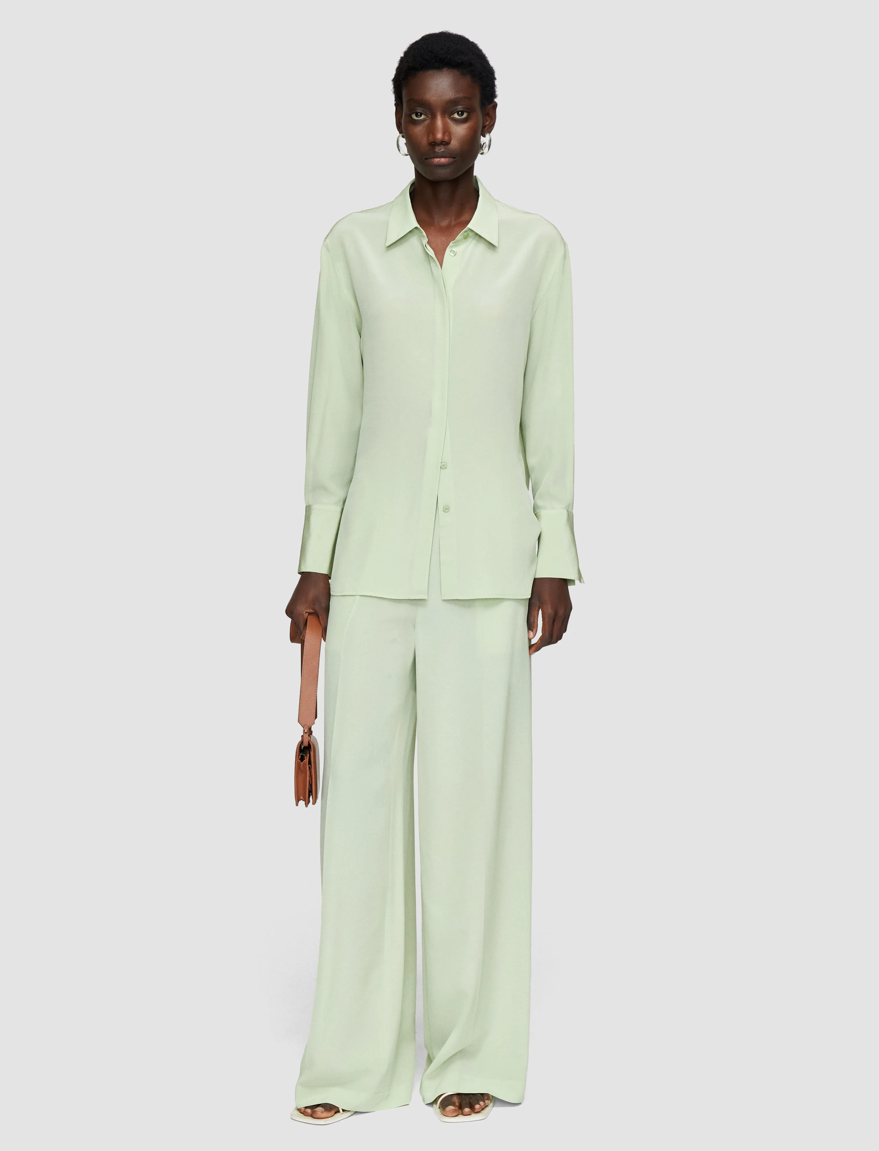 Bold Crepe de Soie Silk Blouse sold by Joseph product image thumbnail 2