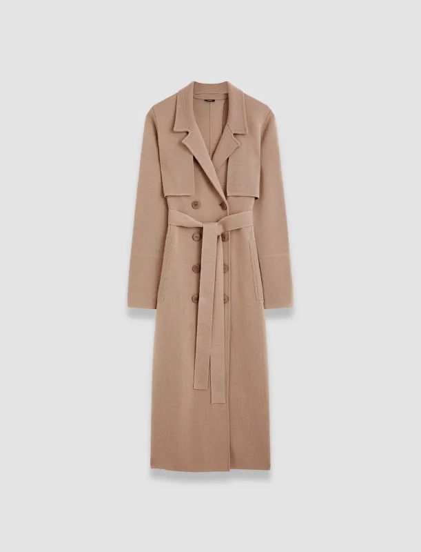 Milano Knit Wool Coat made by Joseph