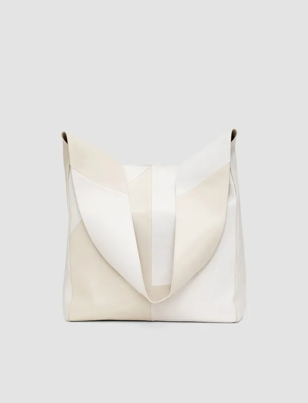 Leather Combo Slouch Bag made by Joseph