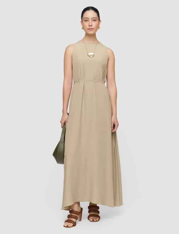 Lottie Silk Blend Crepe Dress made by Joseph