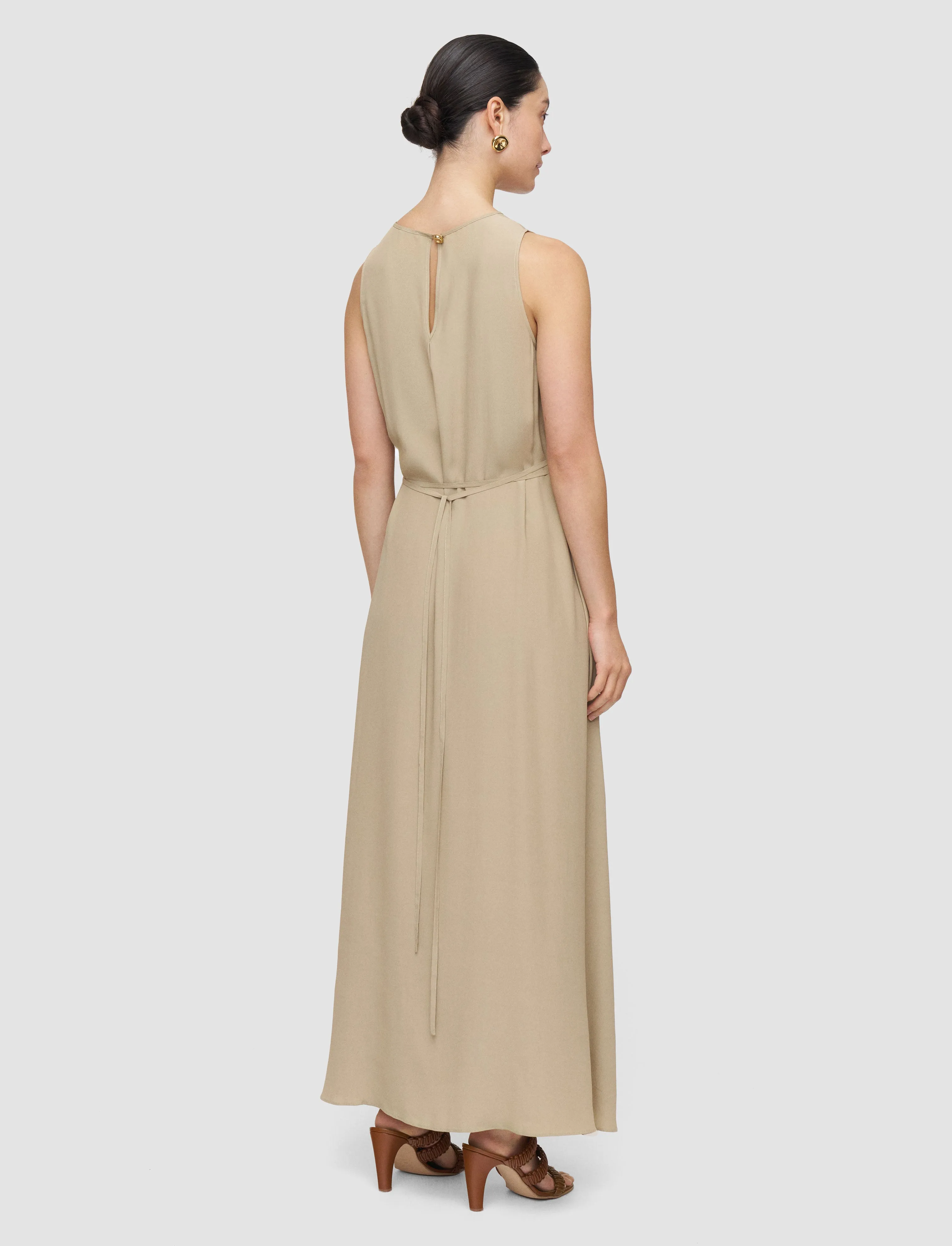 Lottie Silk Blend Crepe Dress sold by Joseph product image thumbnail 2