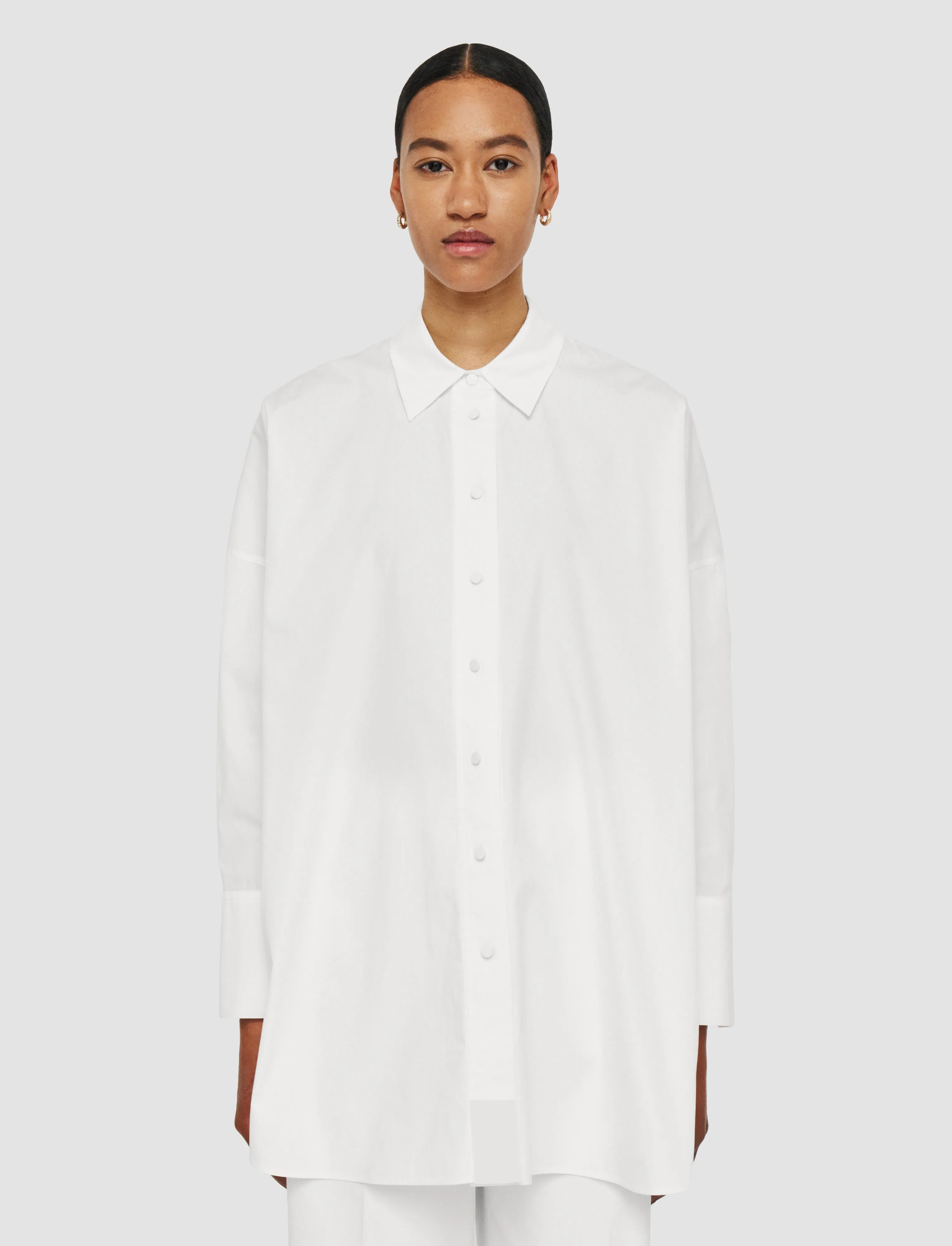 Comete Poplin Cotton Shirt sold by Joseph product image thumbnail 3