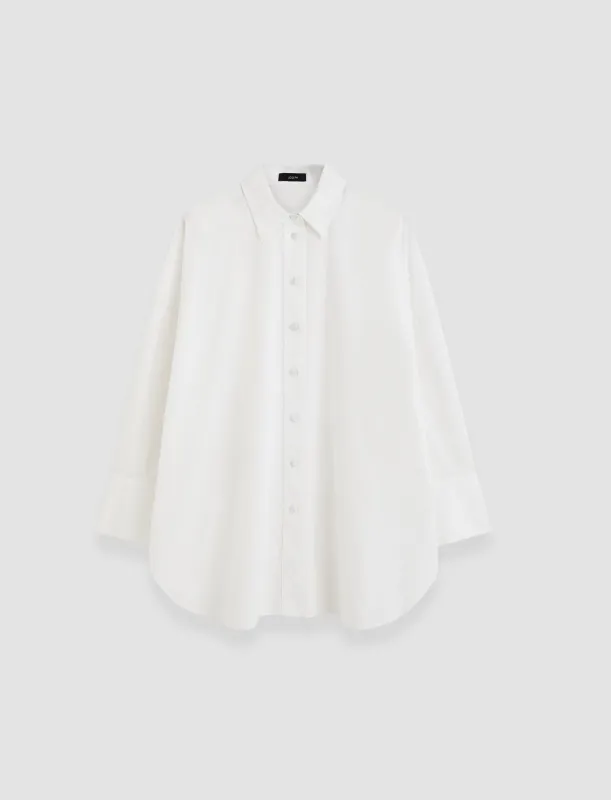Comete Poplin Cotton Shirt made by Joseph