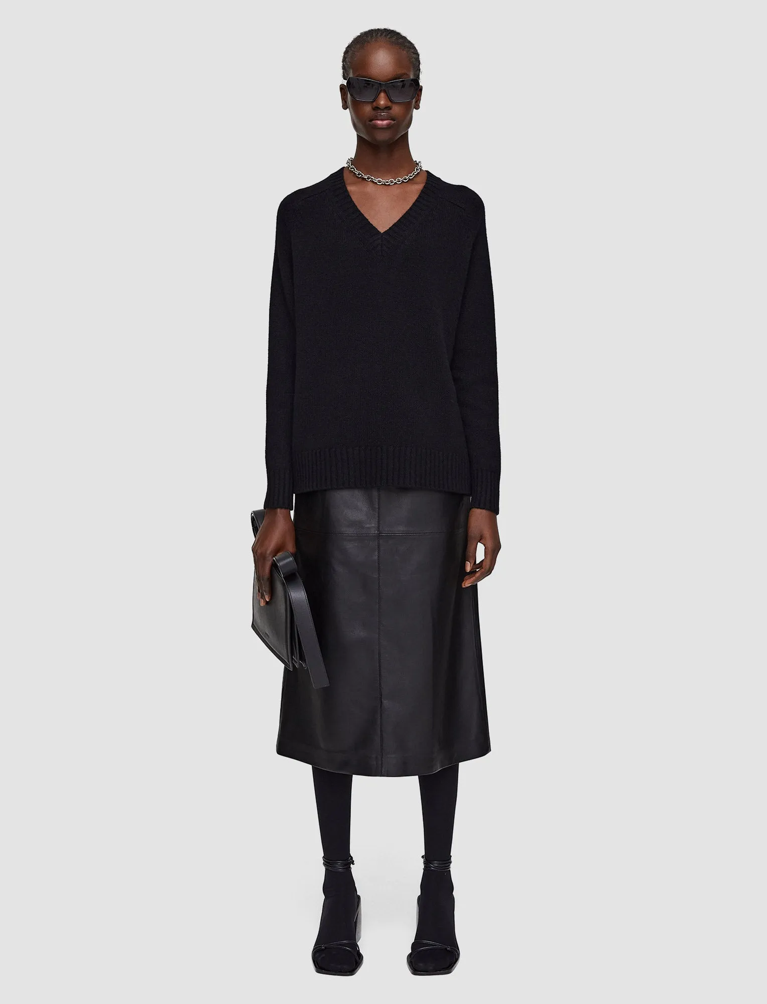 Open Cashmere V Neck Jumper sold by Joseph product image thumbnail 2