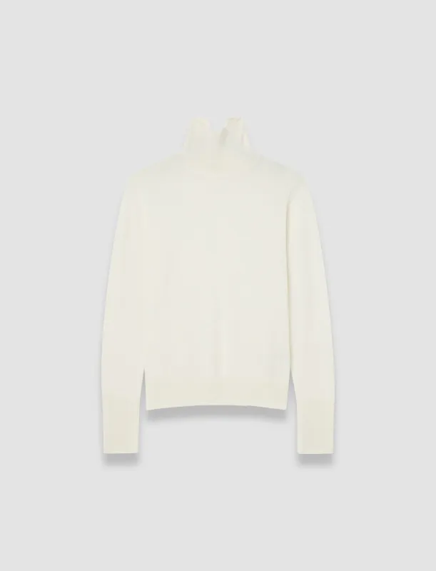 Light Pure Cashmere High Neck Jumper made by Joseph