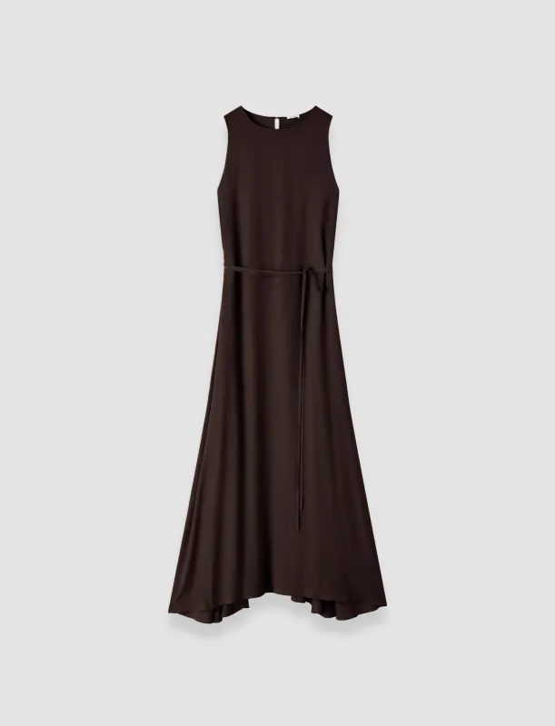 Lottie Silk Blend Crepe Dress made by Joseph