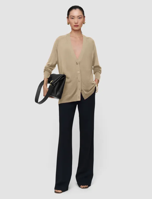 Gladi Silk Knit Cardigan made by Joseph