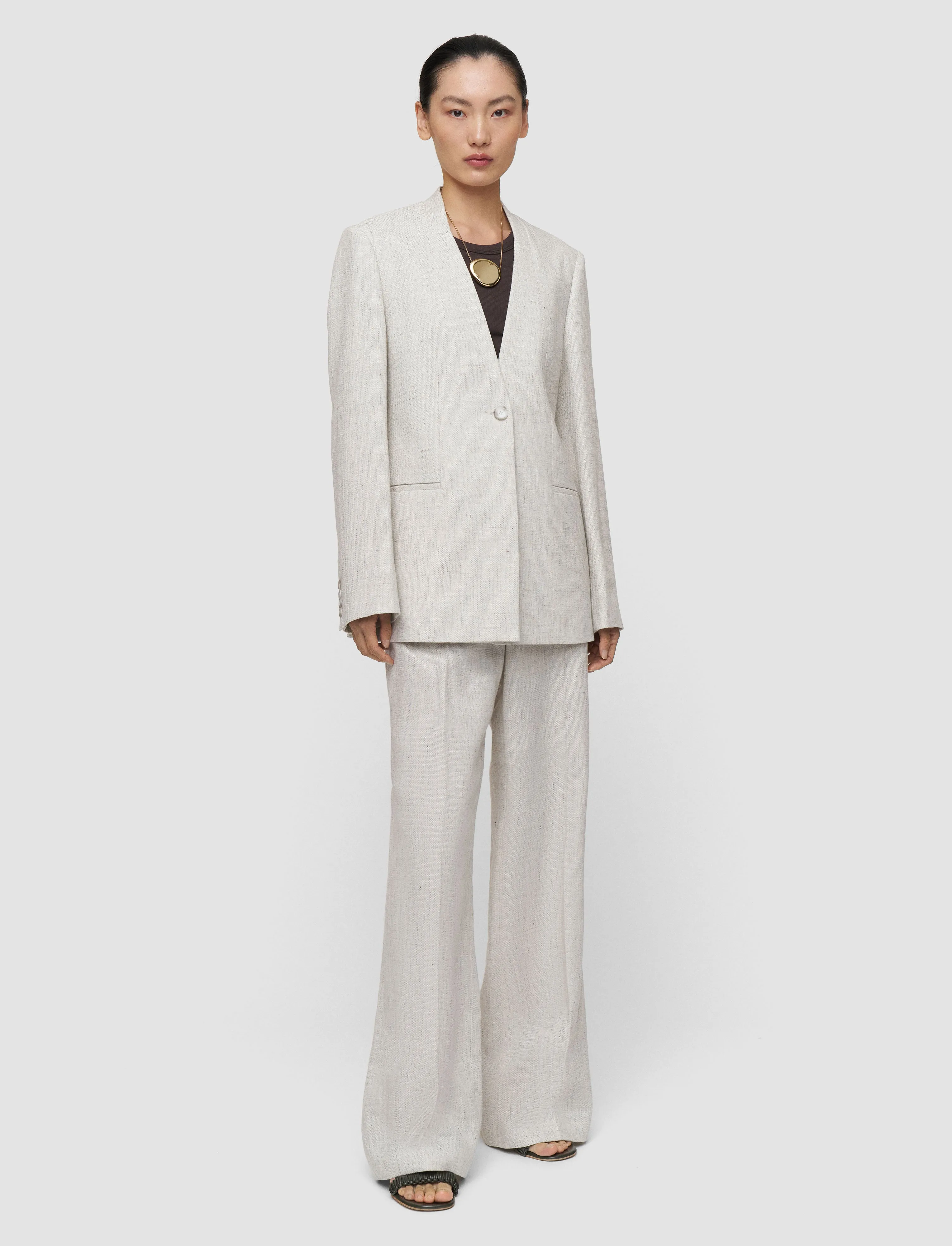 Ferula Textured Cotton Linen Jacket sold by Joseph product image thumbnail 2
