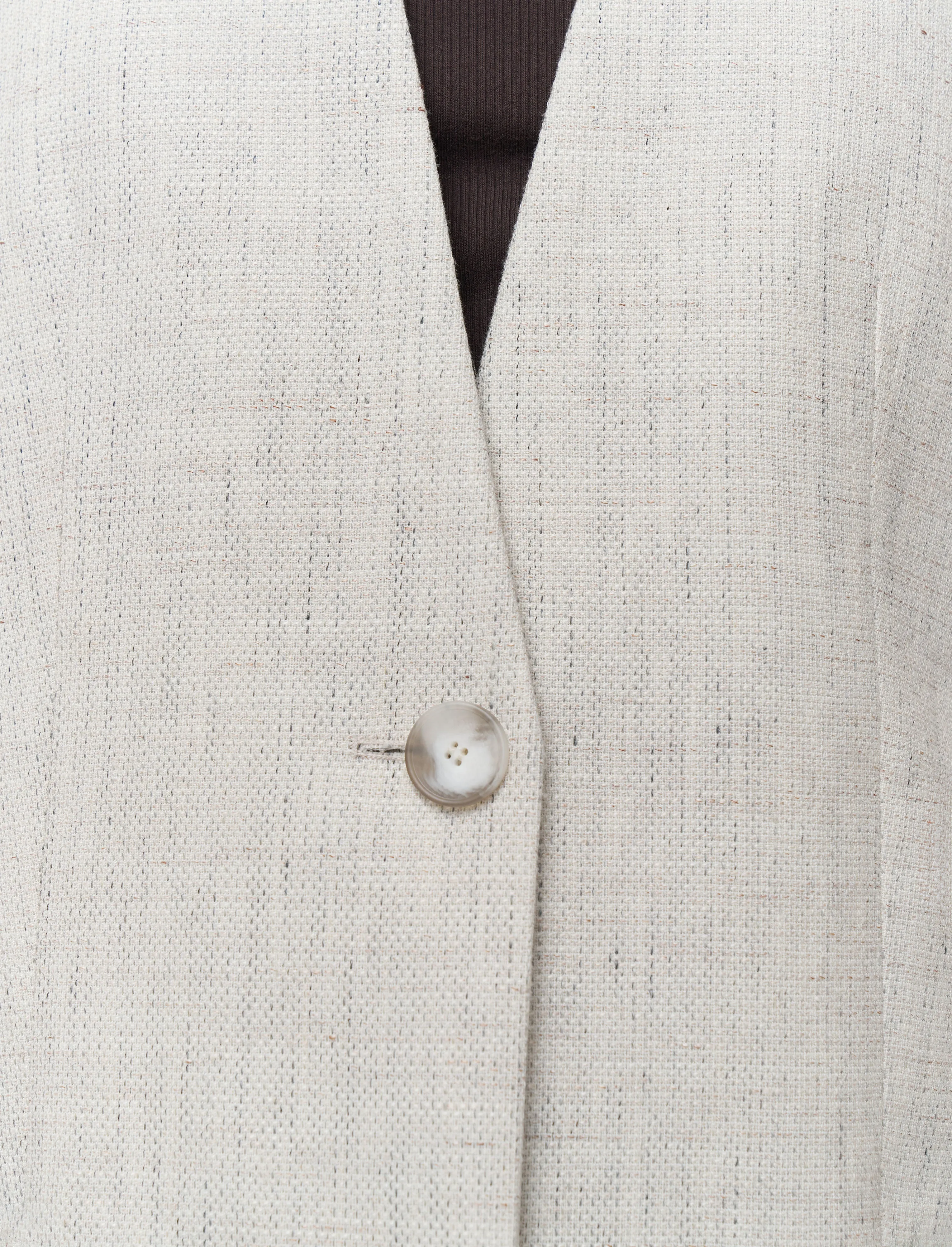 Ferula Textured Cotton Linen Jacket sold by Joseph product image thumbnail 5