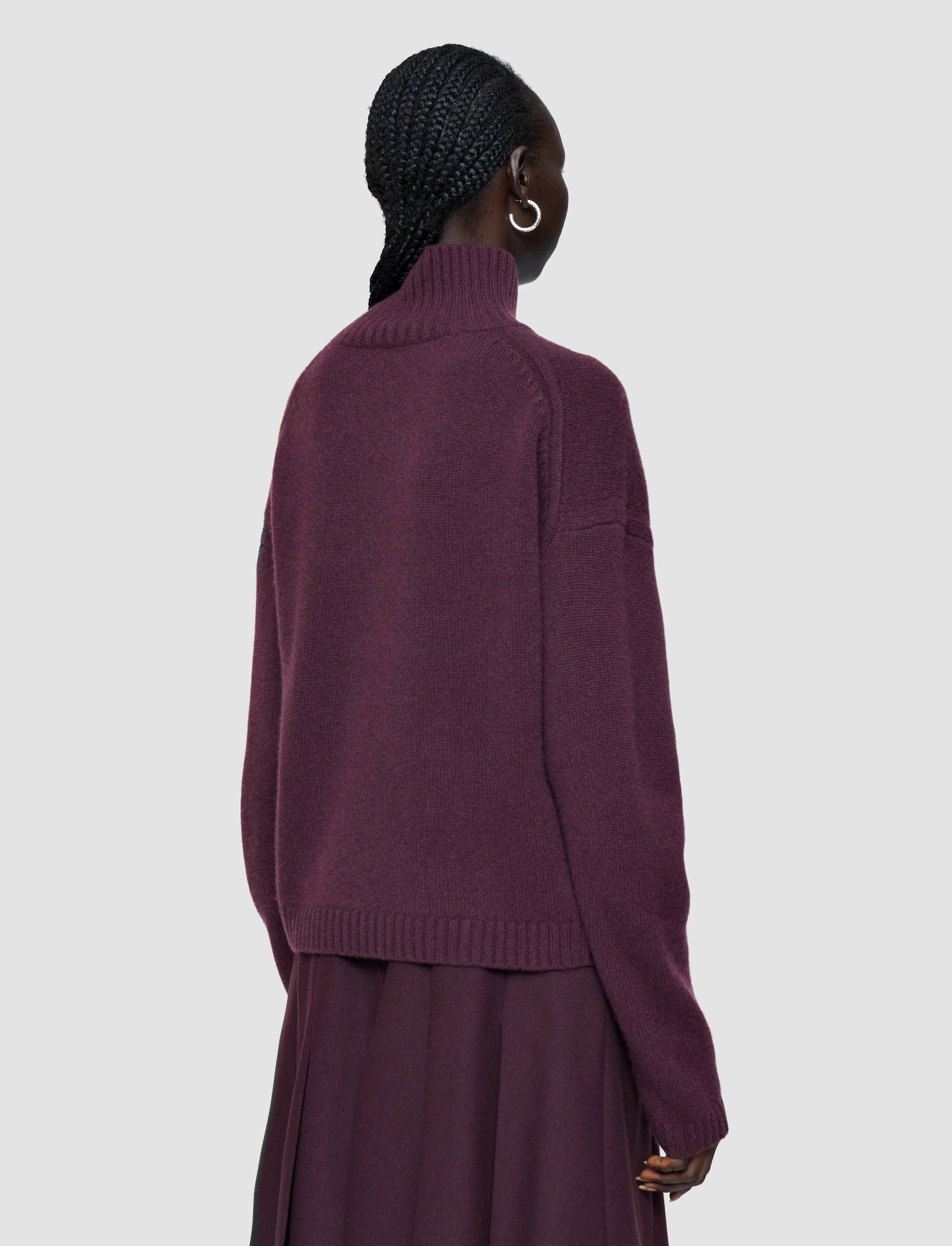 Luxe Cashmere High Neck Jumper sold by Joseph product image thumbnail 4