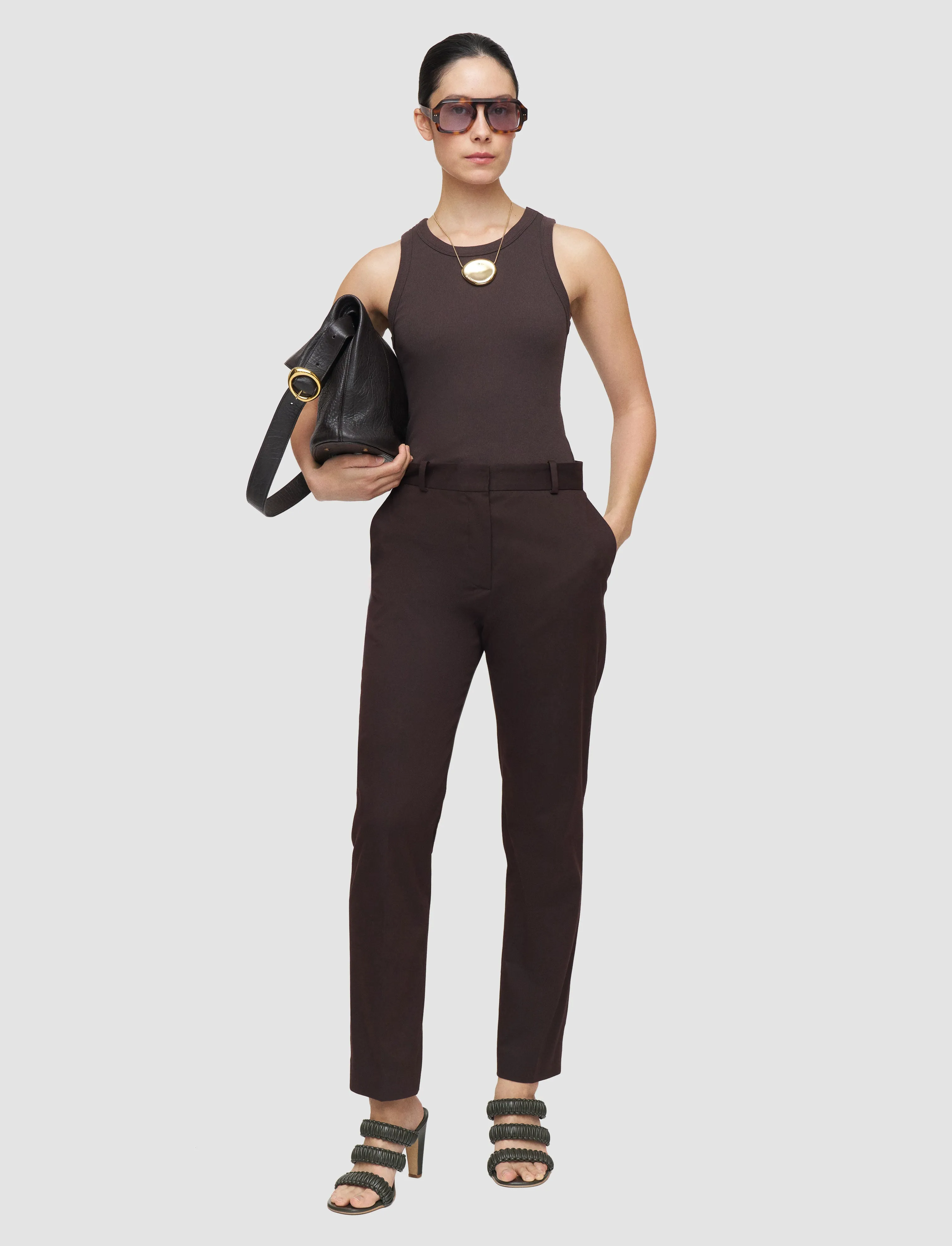 Coleman Long Light Cotton Trousers sold by Joseph product image thumbnail 2