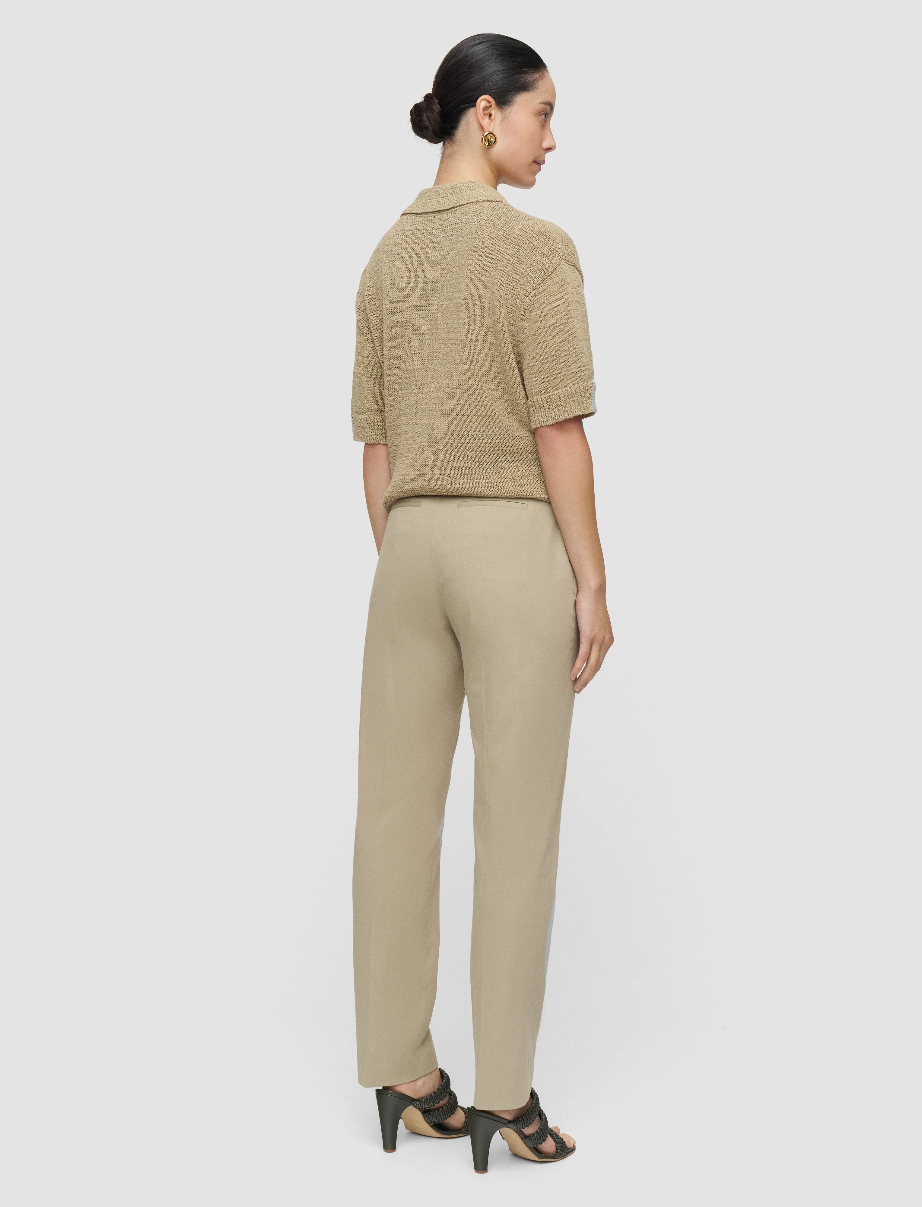 Coleman Long Light Cotton Trousers sold by Joseph product image thumbnail 3