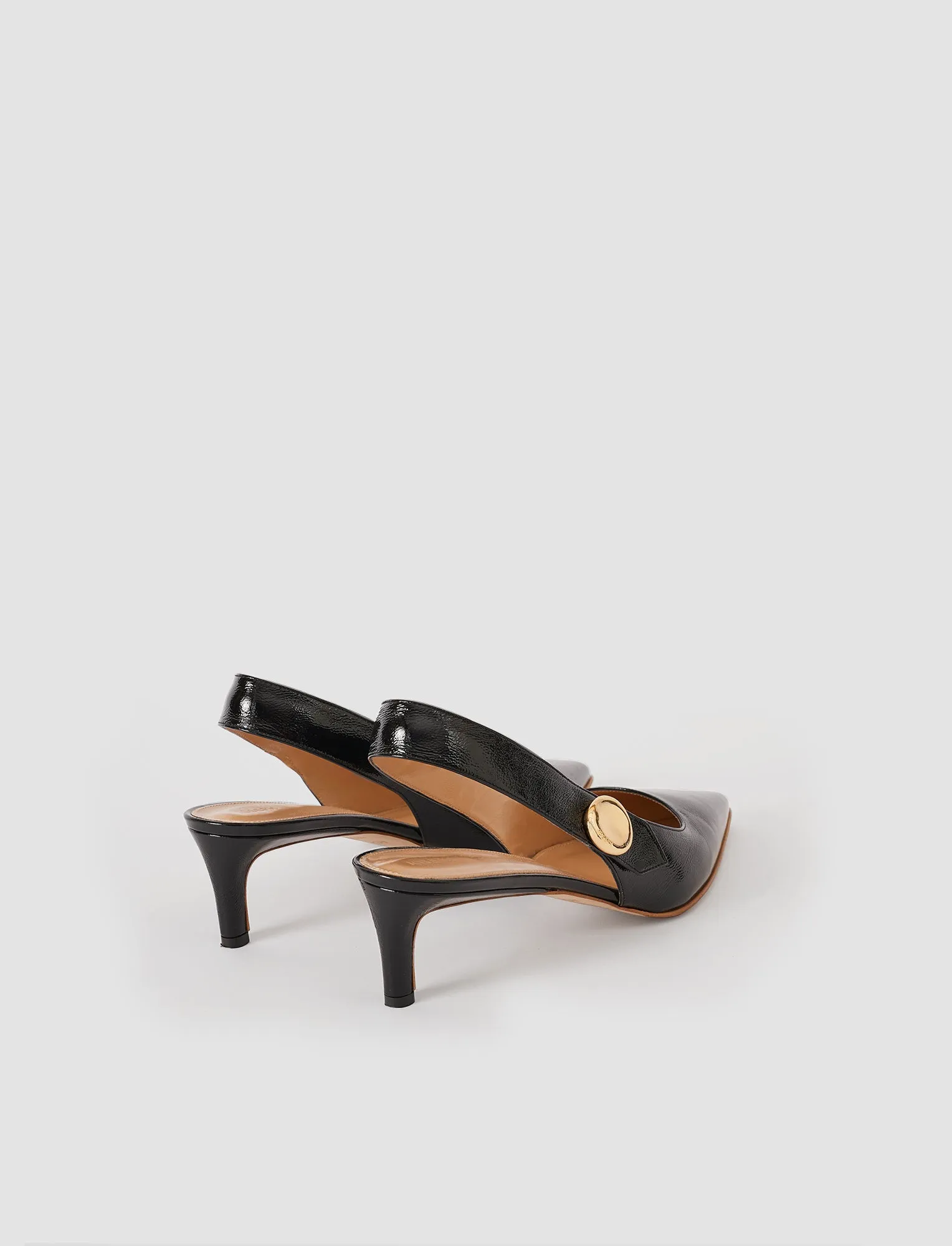 Cleo Patent Leather Slingbacks sold by Joseph product image thumbnail 4