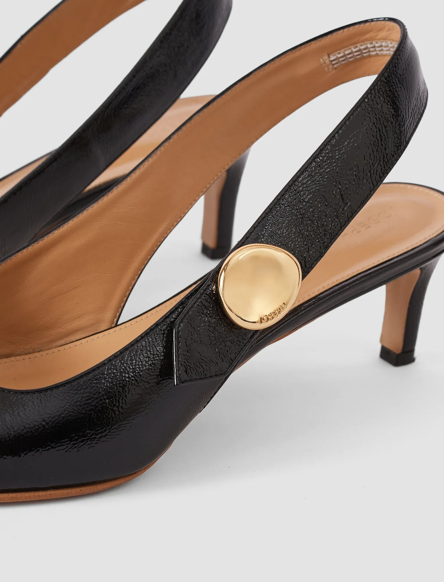 Cleo Patent Leather Slingbacks sold by Joseph product image thumbnail 5