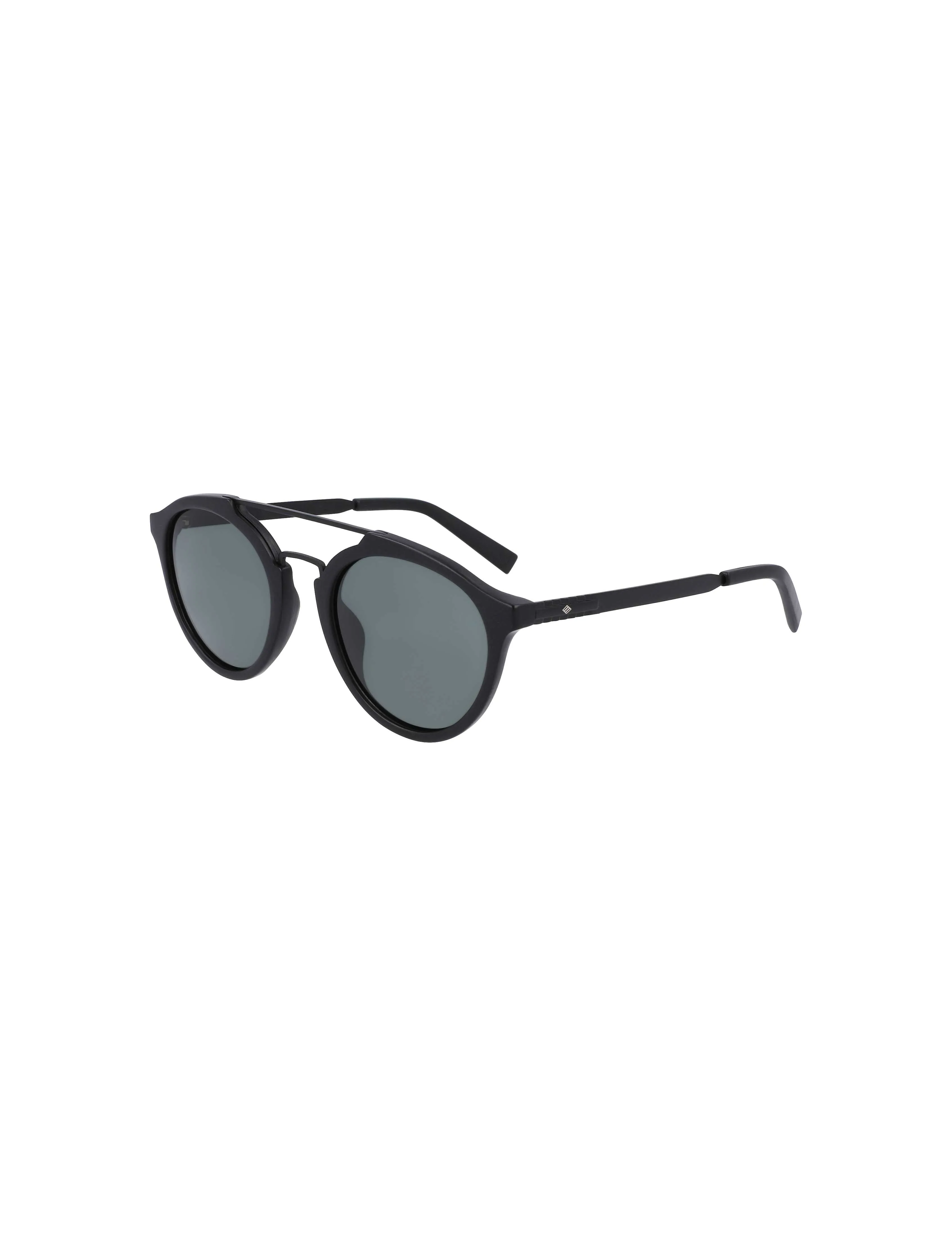 Black Round Double-Brow Bar Sunglasses sold by Joseph Abboud product image thumbnail 3