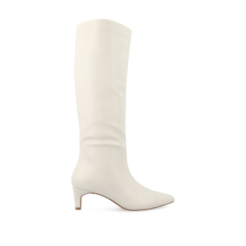 TULLIP KNEE HIGH BOOTS IN VEGAN LEATHER sold by Journee Collection