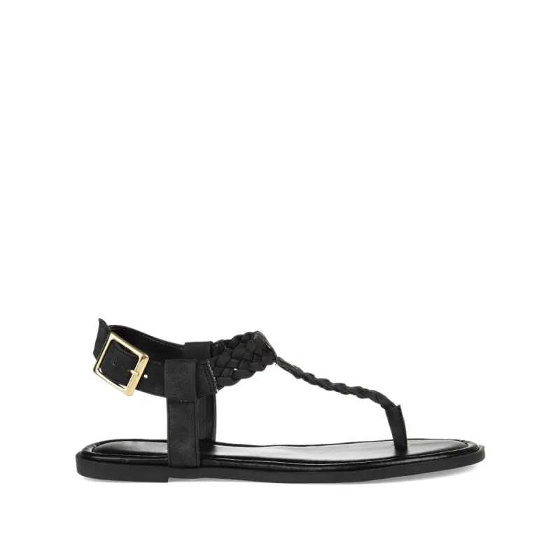 GENEVIVE T-STRAP SANDALS IN VEGAN LEATHER sold by Journee Collection