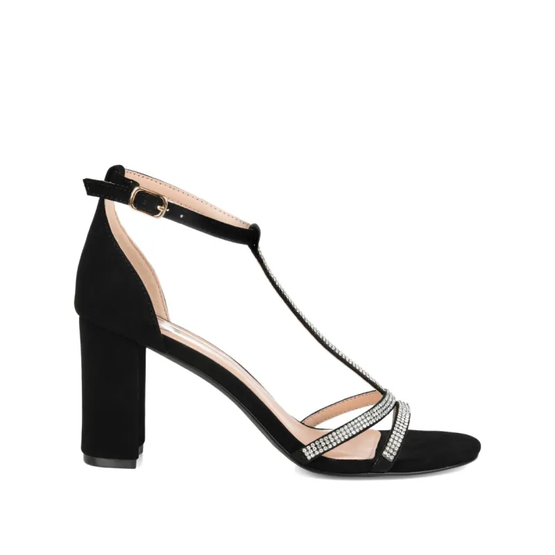 DENALI STRAPPY HEELS IN VEGAN LEATHER made by Journee Collection