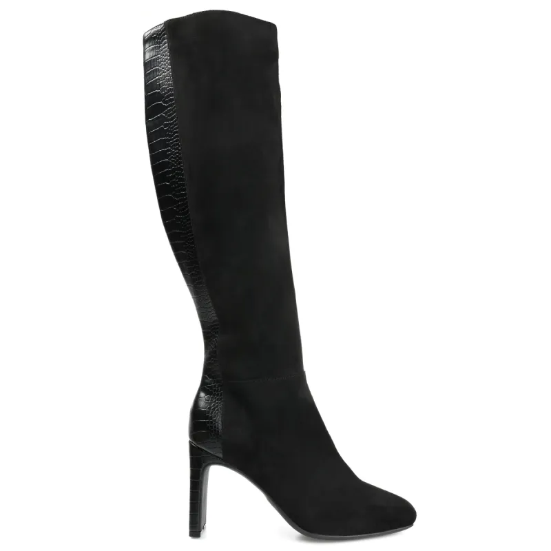 ELISABETH KNEE HIGH BOOTS IN FAUX LEATHER sold by Journee Collection