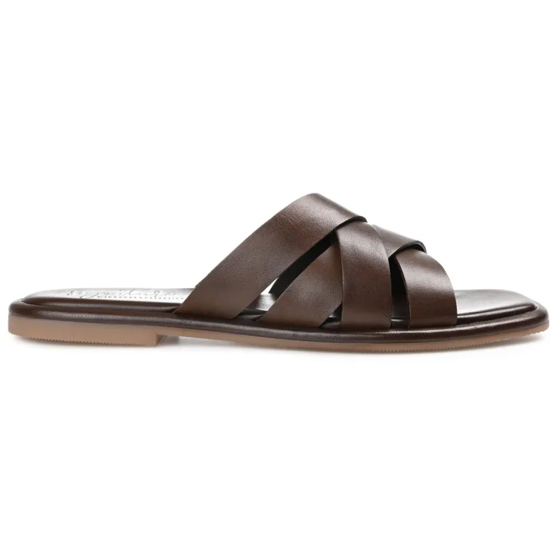 PARKKER SIDE SANDALS IN LEATHER sold by Journee Collection