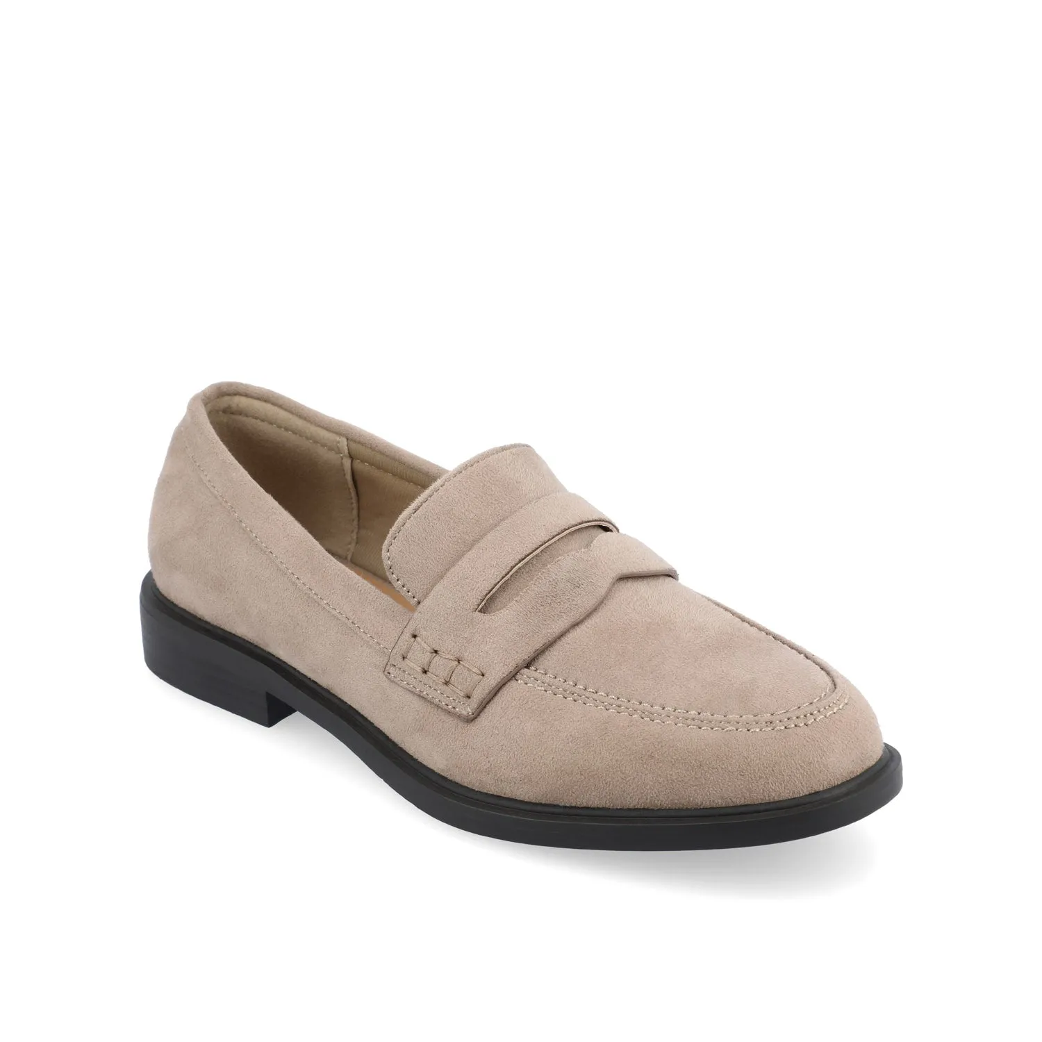 RAICHEL PENNY LOAFER FLATS IN FAUX SUEDE sold by Journee Collection product image thumbnail 3