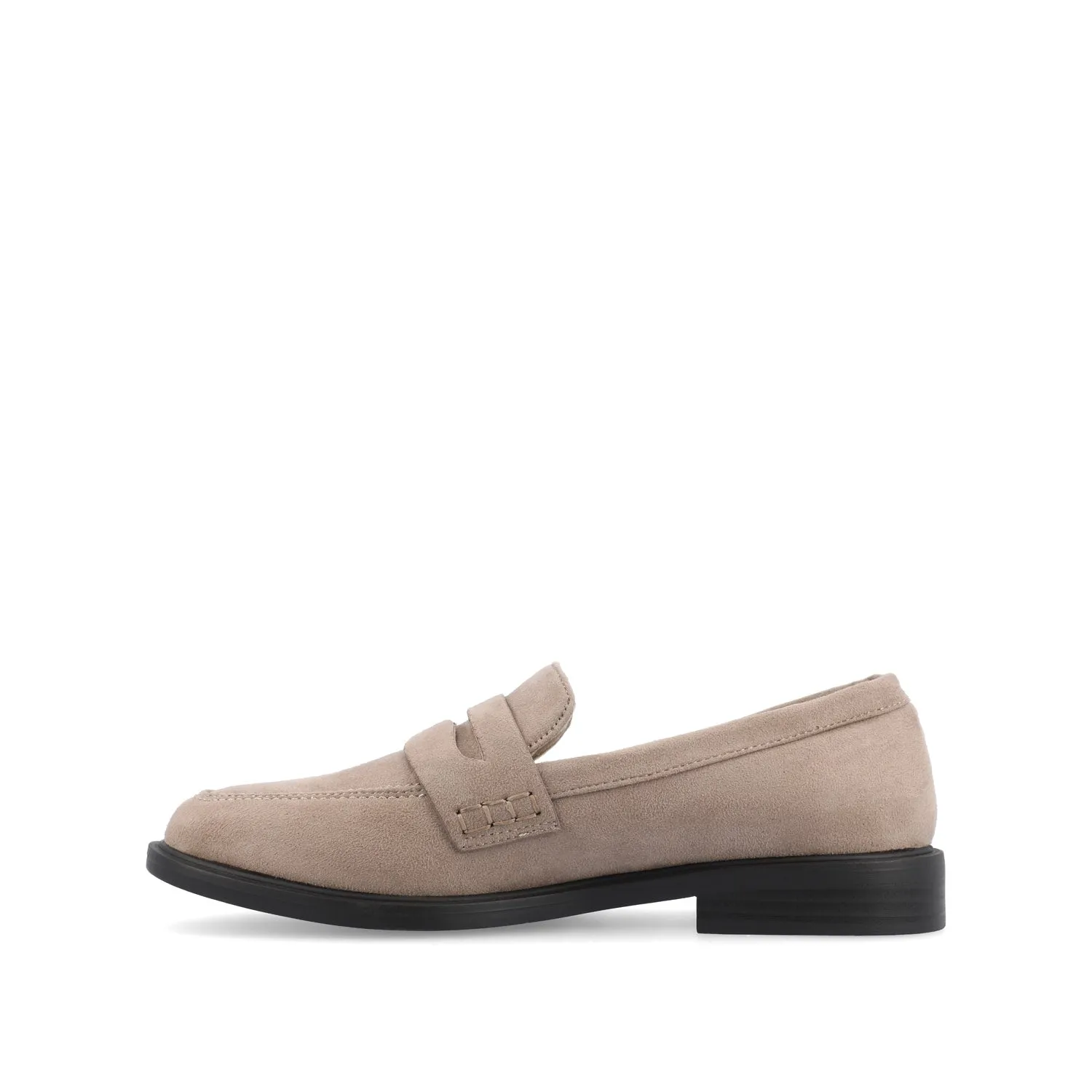 RAICHEL PENNY LOAFER FLATS IN FAUX SUEDE sold by Journee Collection product image thumbnail 4