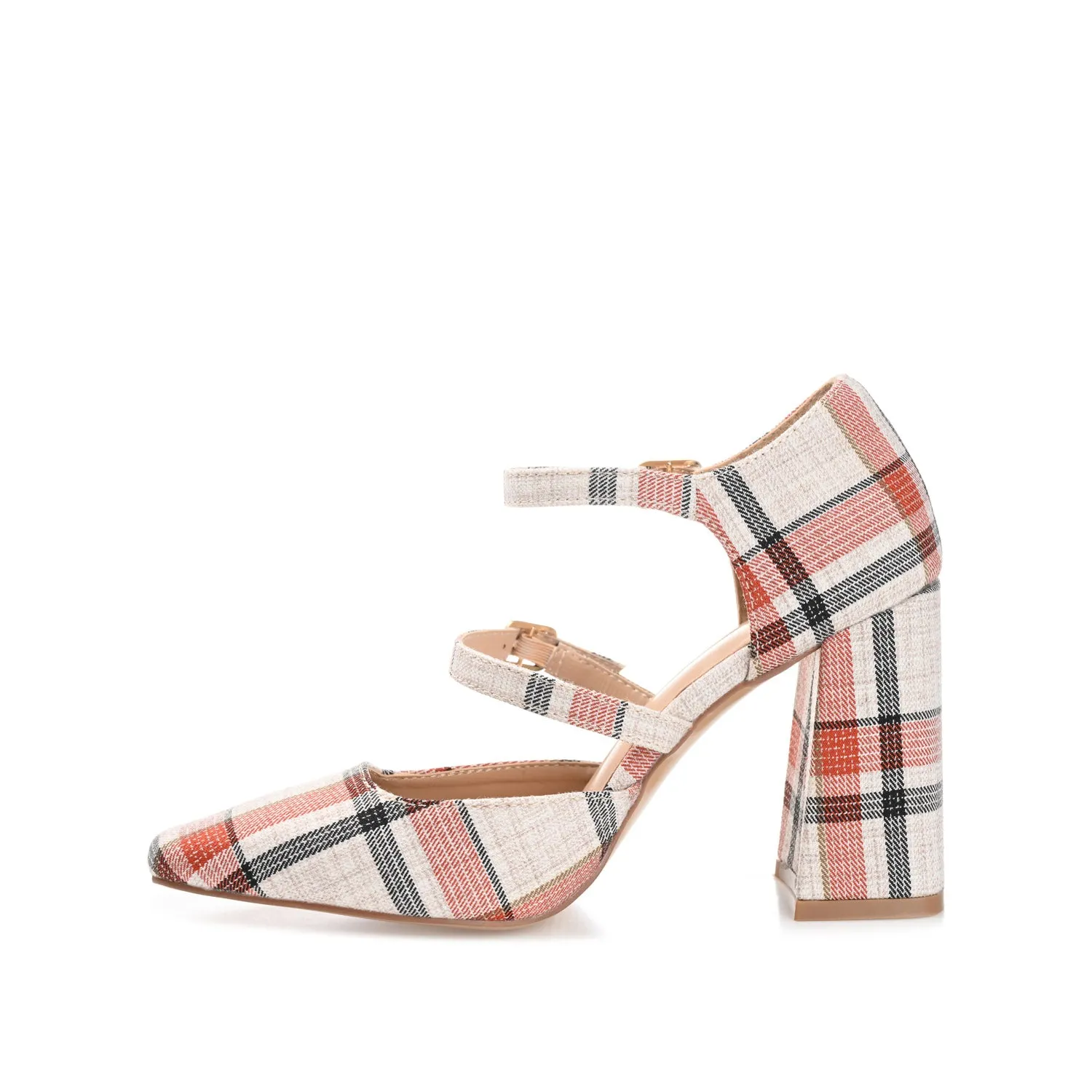 ISADORAH MARY JANE HEELS IN FABRIC sold by Journee Collection product image thumbnail 4