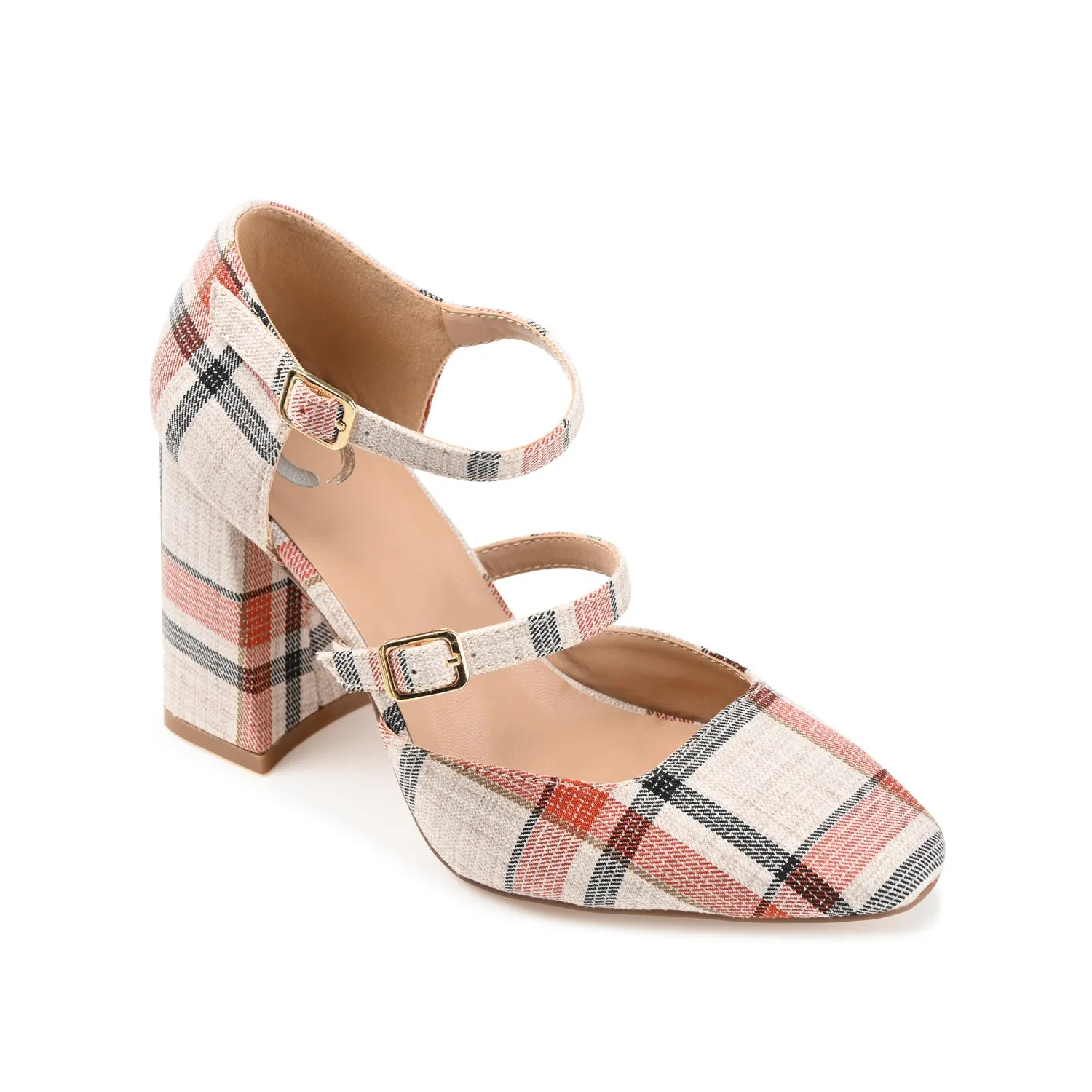 ISADORAH MARY JANE HEELS IN FABRIC sold by Journee Collection product image thumbnail 3