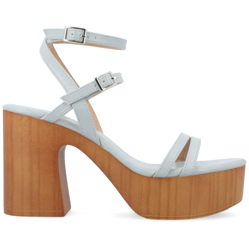 EMERYNN HEELED SANDALS IN VEGAN LEATHER sold by Journee Collection