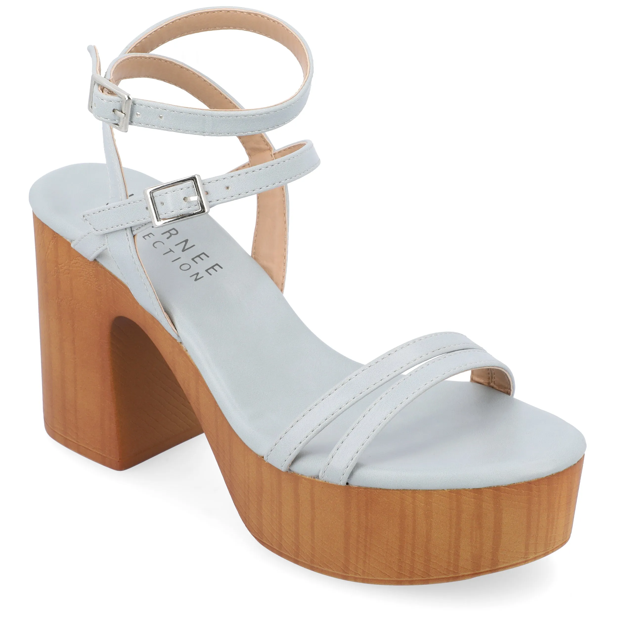 EMERYNN HEELED SANDALS IN VEGAN LEATHER sold by Journee Collection product image thumbnail 4