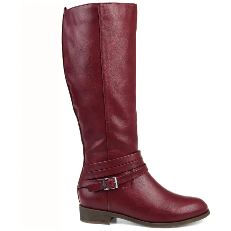 IVIE KNEE HIGH BOOTS IN WIDE CALF sold by Journee Collection