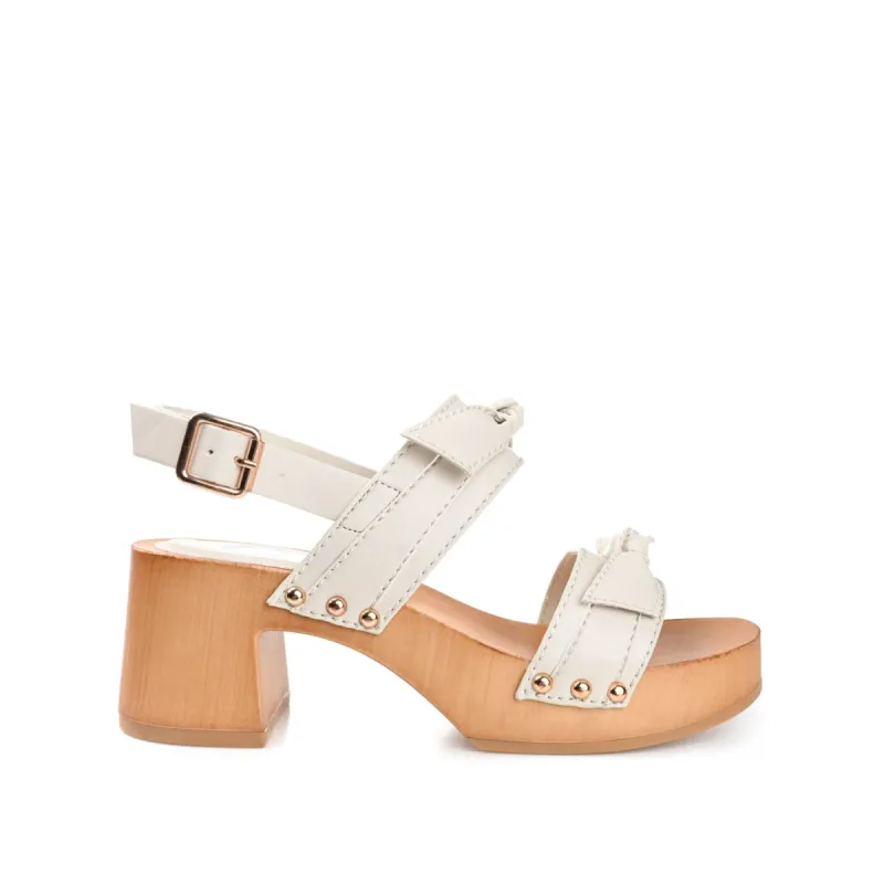 TIA HEELED SANDALS IN FAUX LEATHER sold by Journee Collection