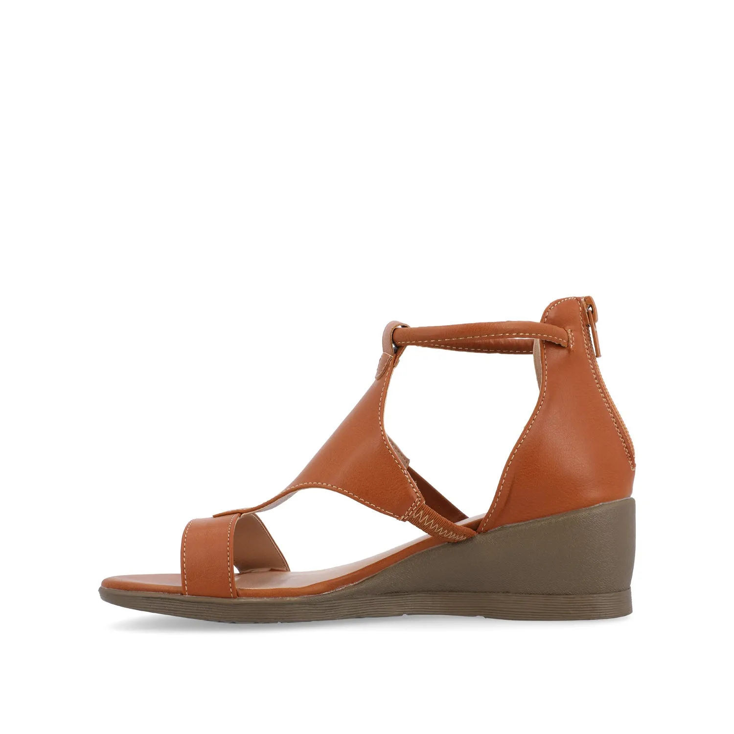 TRAYLE GLADIATOR SANDALS IN VEGAN LEATHER sold by Journee Collection product image thumbnail 4
