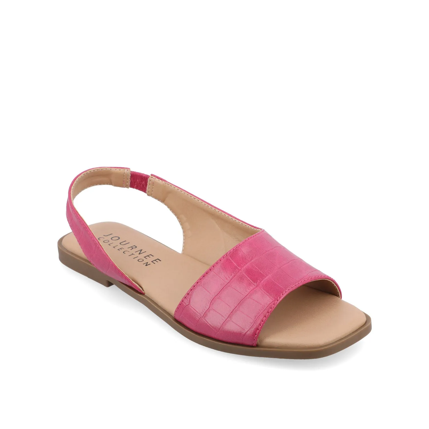 BRINSLEY CUTOUT SANDALS IN CROCO sold by Journee Collection product image thumbnail 3