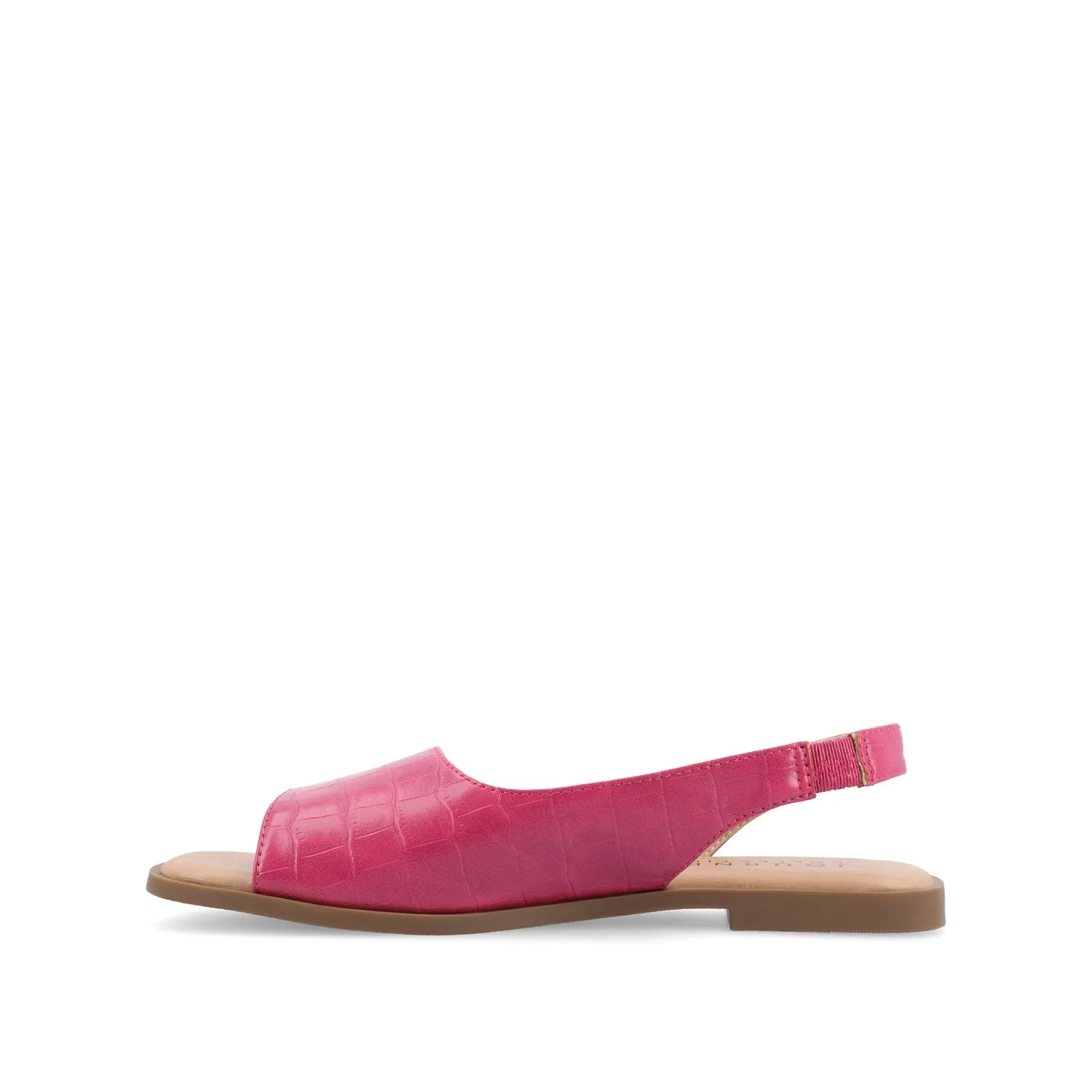 BRINSLEY CUTOUT SANDALS IN CROCO sold by Journee Collection product image thumbnail 4