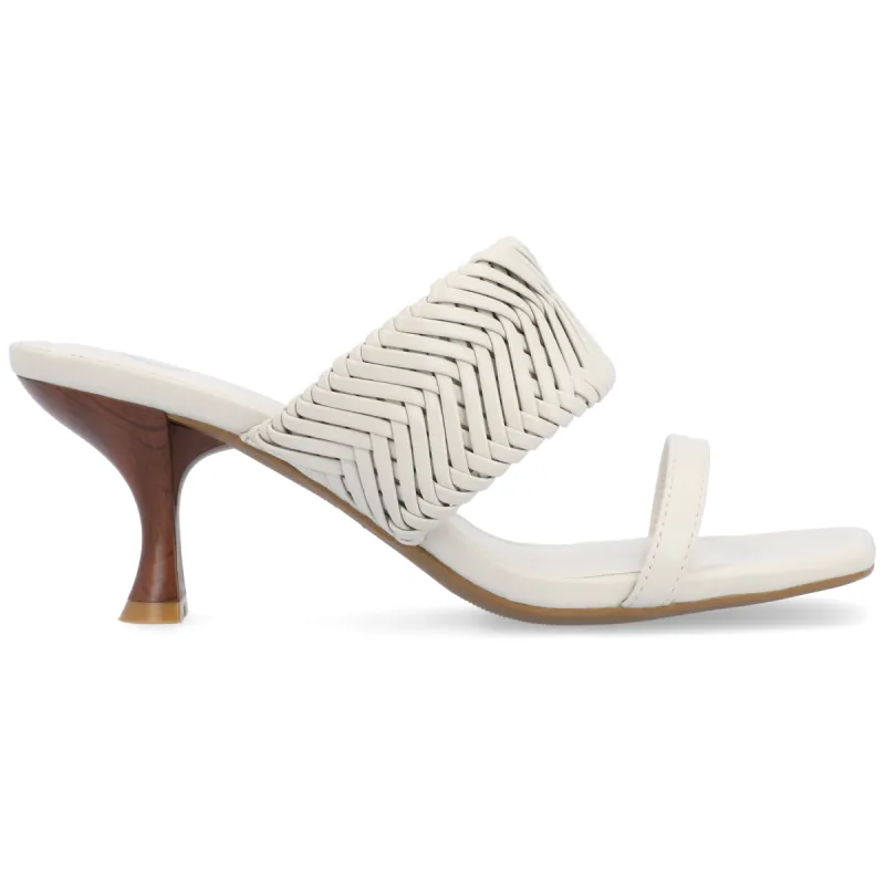 MONYKA HEELED SANDALS IN FAUX LEATHER sold by Journee Collection