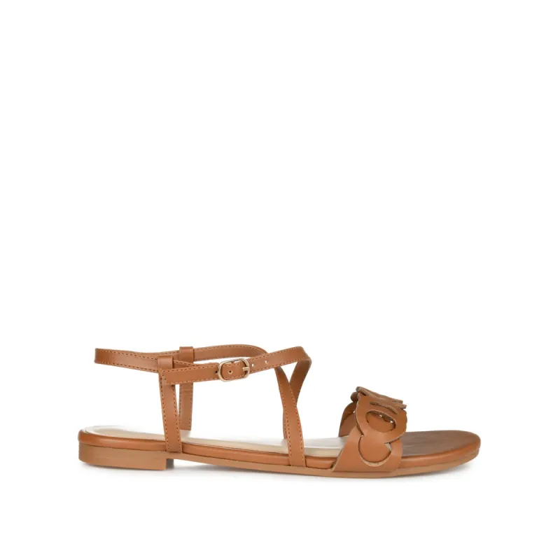 JALIA MULTI STRAP SANDALS IN FAUX LEATHER sold by Journee Collection
