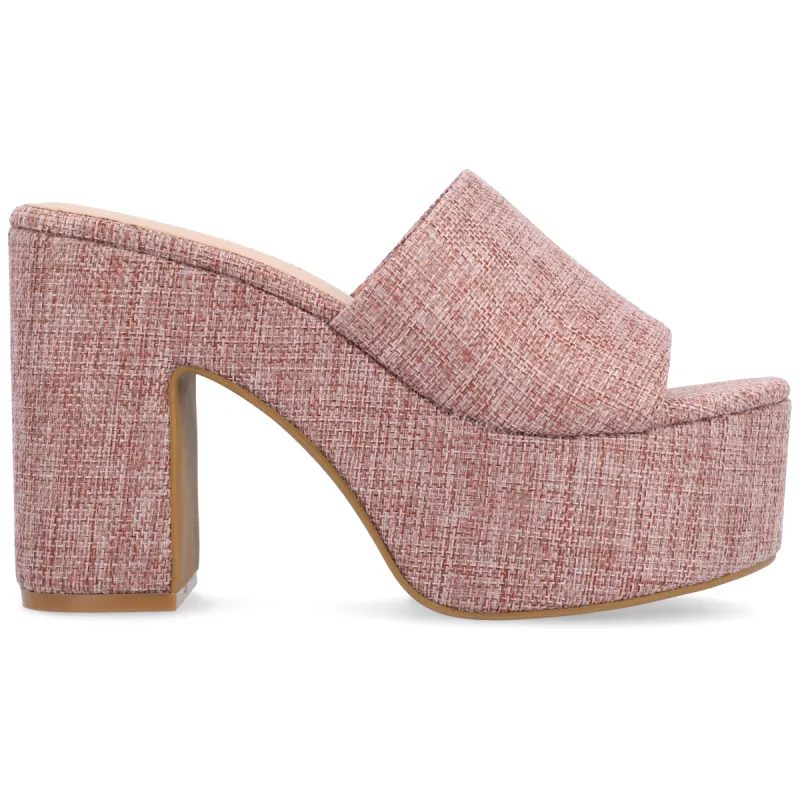 ENYYA PLATFORM SANDALS sold by Journee Collection