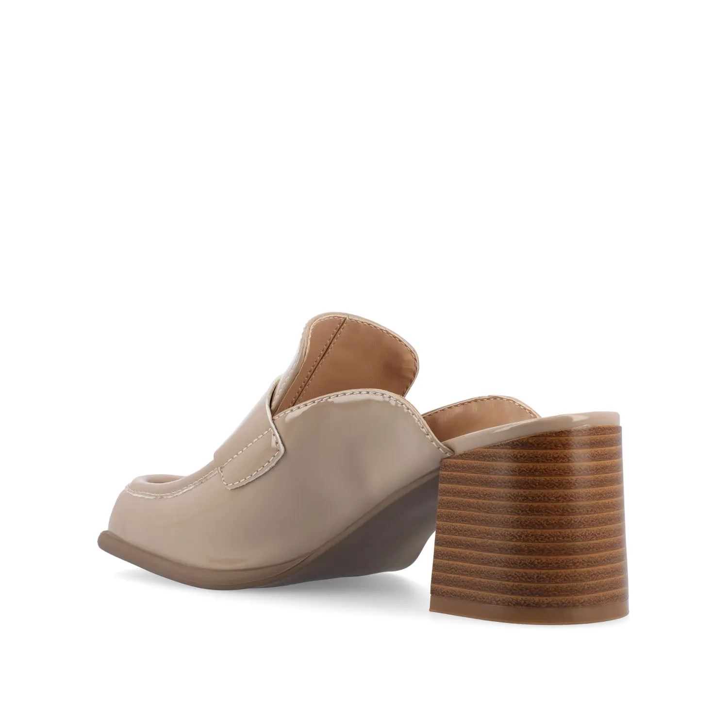 BAYLEY BLOCK HEELED LOAFERS IN FAUX LEATHER sold by Journee Collection product image thumbnail 5