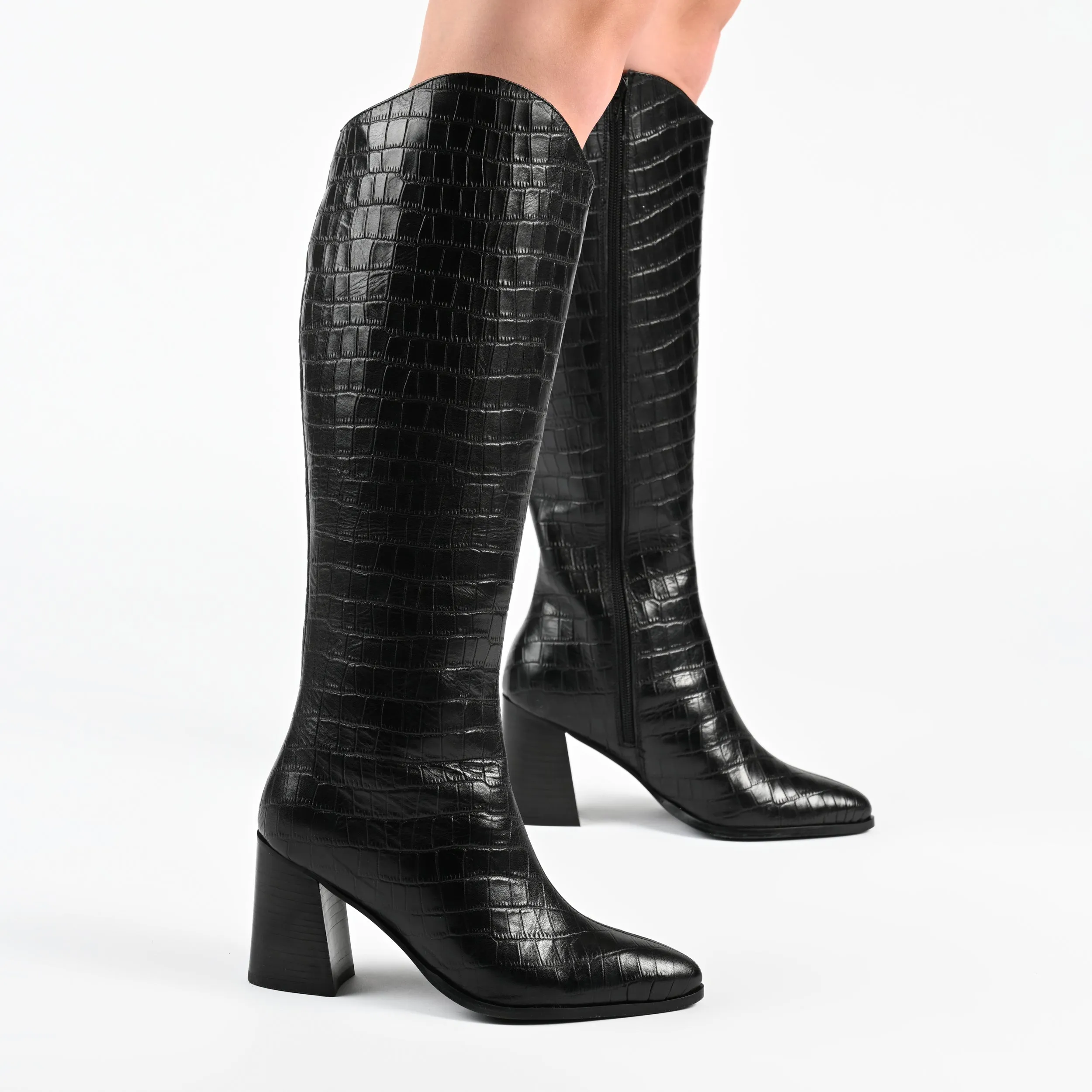 LAILA LEATHER BOOTS IN X-WIDE CALF sold by Journee Collection product image thumbnail 2