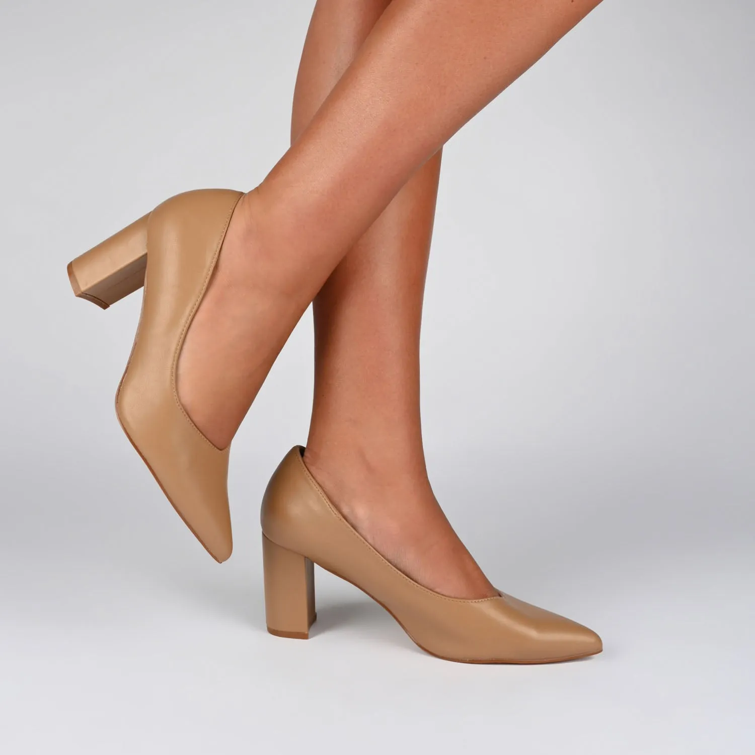 SIMONNE PUMP HEELS IN WARM SHADES sold by Journee Collection product image thumbnail 2