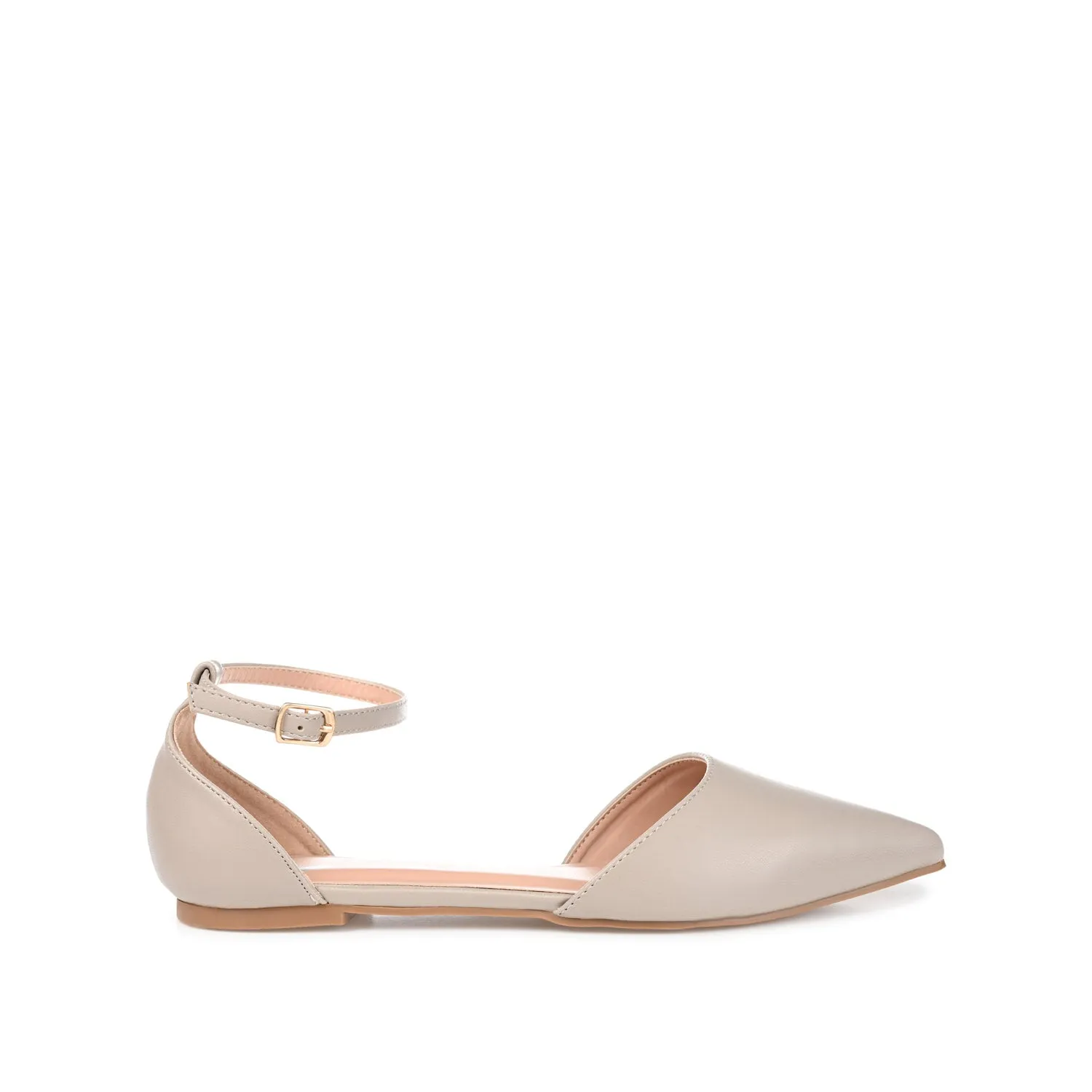 REBA D'ORSAY FLATS IN VEGAN LEATHER sold by Journee Collection