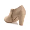 SANZI ZIP-UP BOOTIES IN WIDE sold by Journee Collection