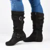 JESTER KNEE HIGH BOOTS IN X-WIDE CALF sold by Journee Collection
