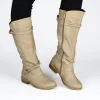 HARLEY RIDING BOOTS IN FAUX LEATHER sold by Journee Collection