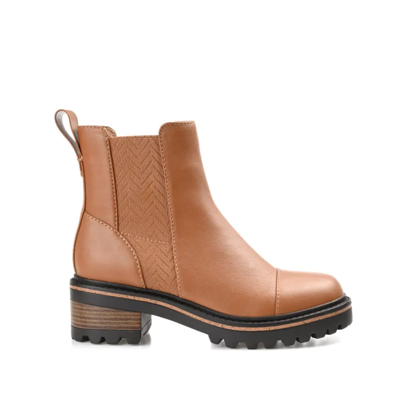 MIRETTE CHELSEA BOOTIES IN FAUX LEATHER sold by Journee Collection