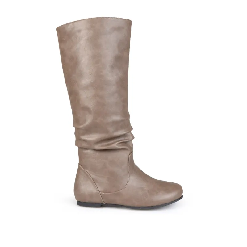 JAYNE KNEE HIGH BOOTS IN FAUX LEATHER sold by Journee Collection